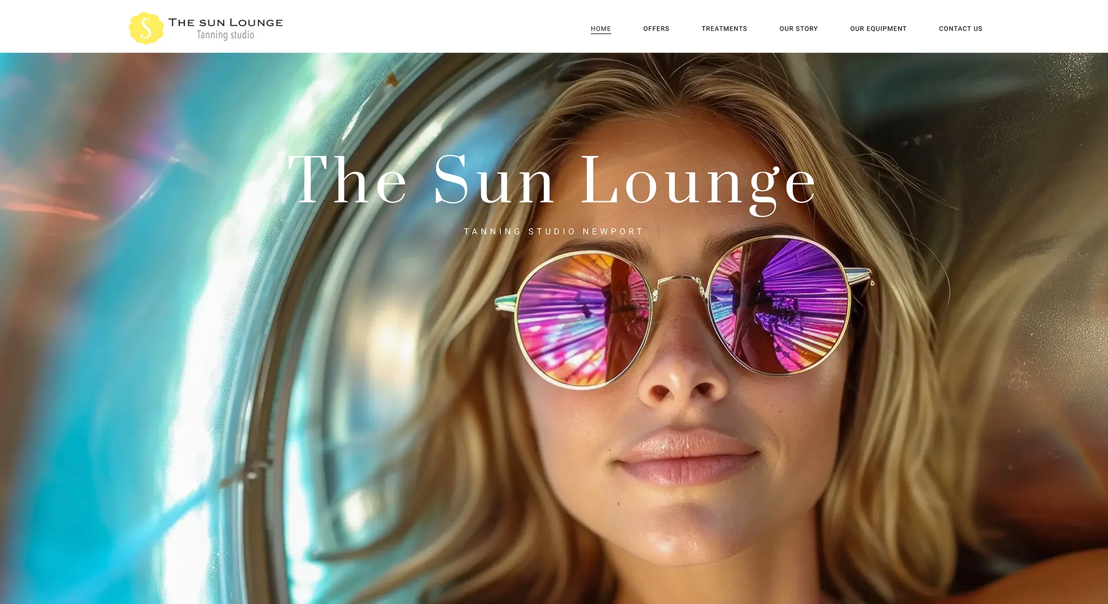 The Sun Lounge - Tanning Salon Website Project Newport