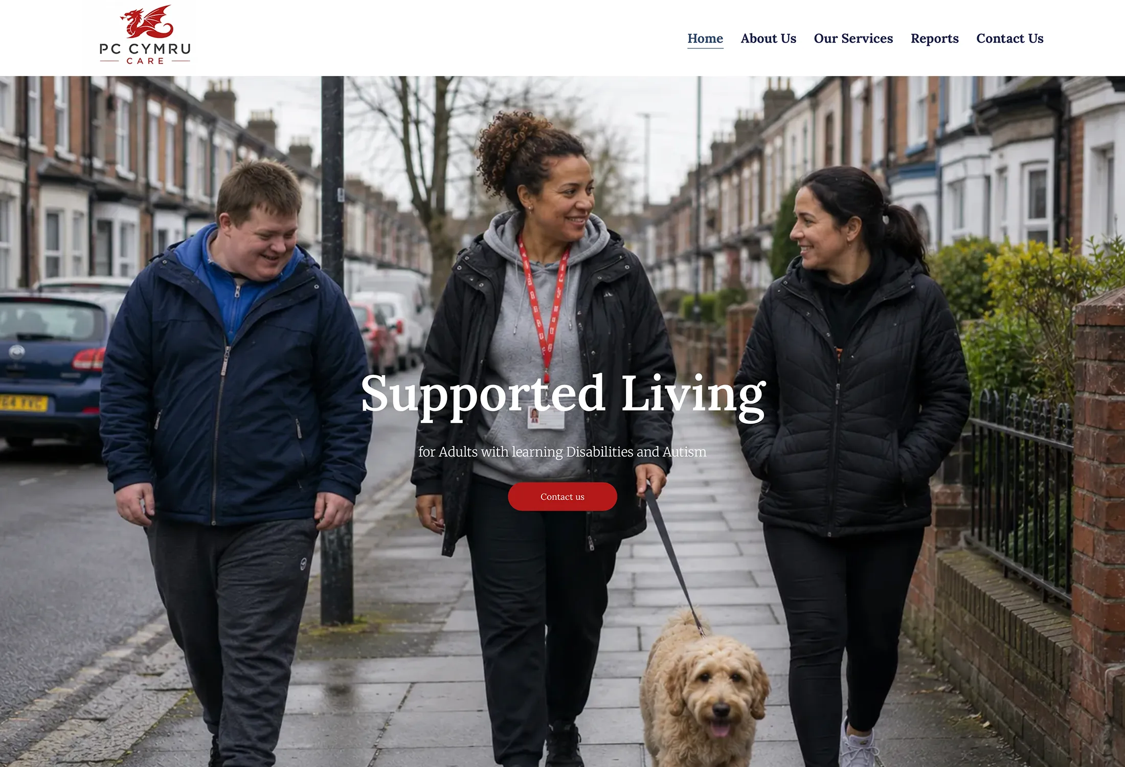 PC Cymru Care Website Design Project