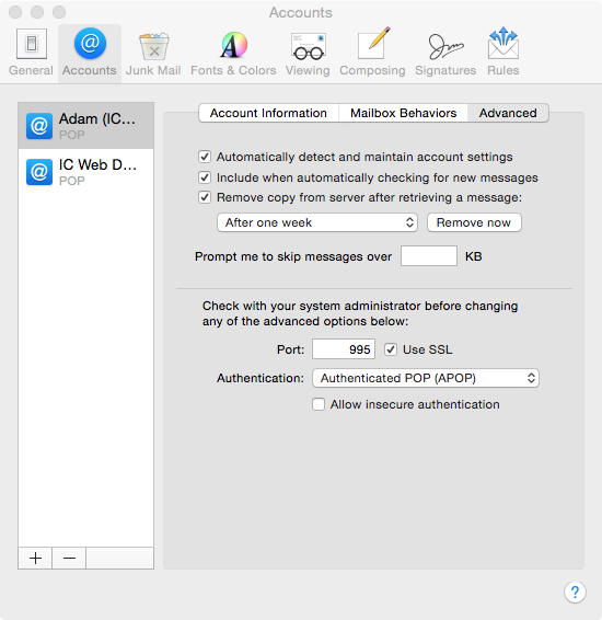 App mail for mac os x64